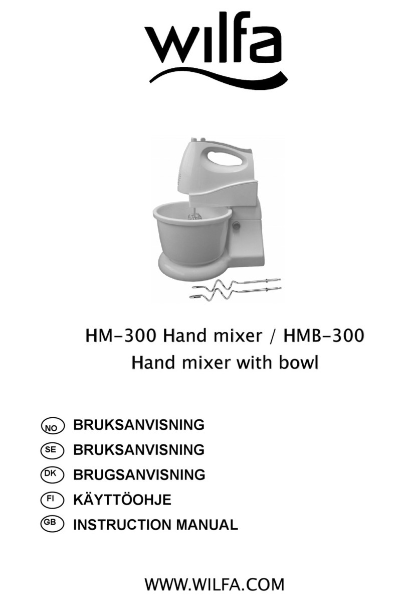 Wilfa HM-300 instruction manual