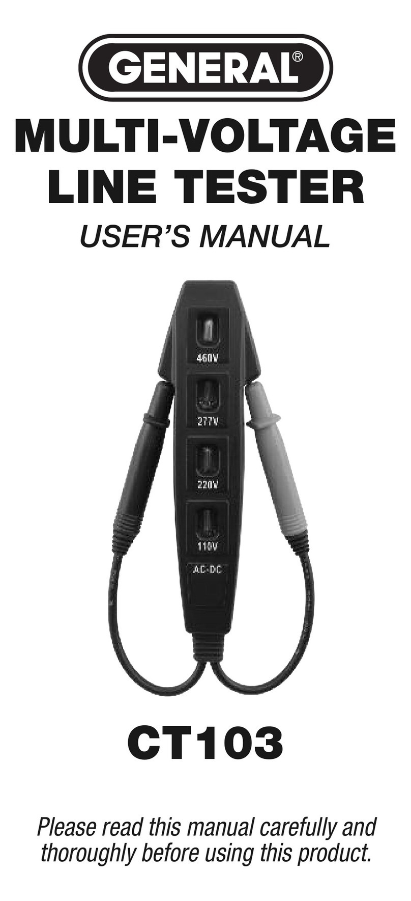 General CT103 user manual