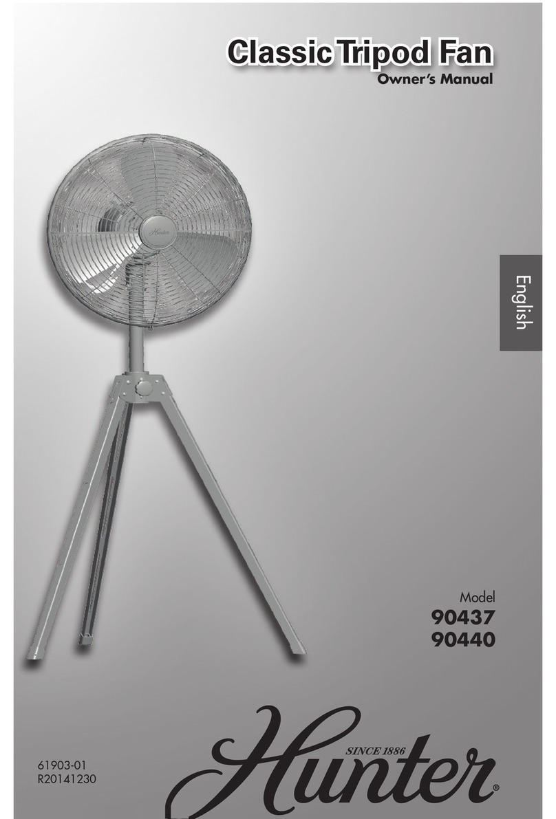 Hunter 90437 User manual