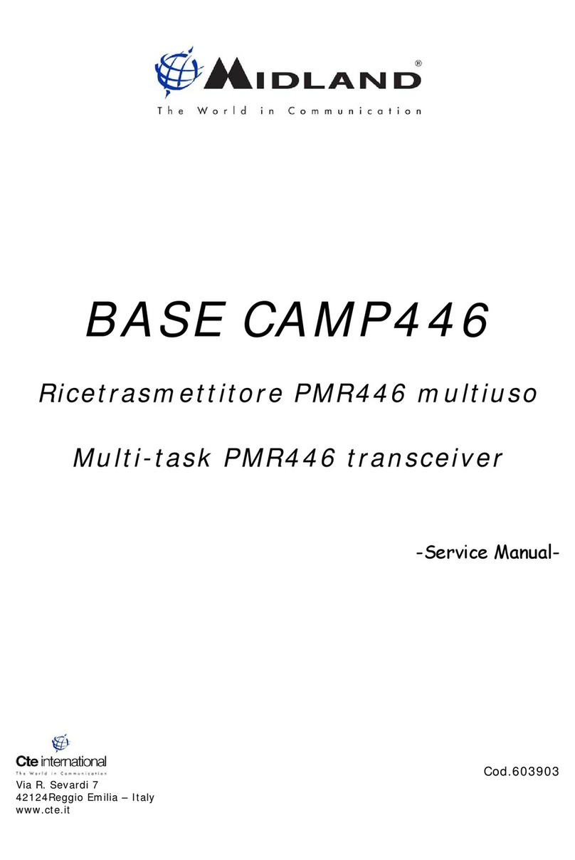 Midland BASE CAMP446 User manual Midland BASE CAMP446 User manual