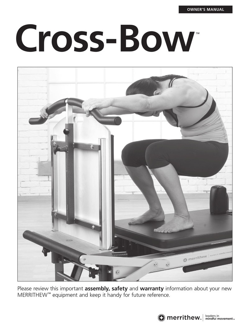 Merrithew Health & Fitness Cross-Bow owner's manual Merrithew Health & Fitness Cross-Bow owner's manual