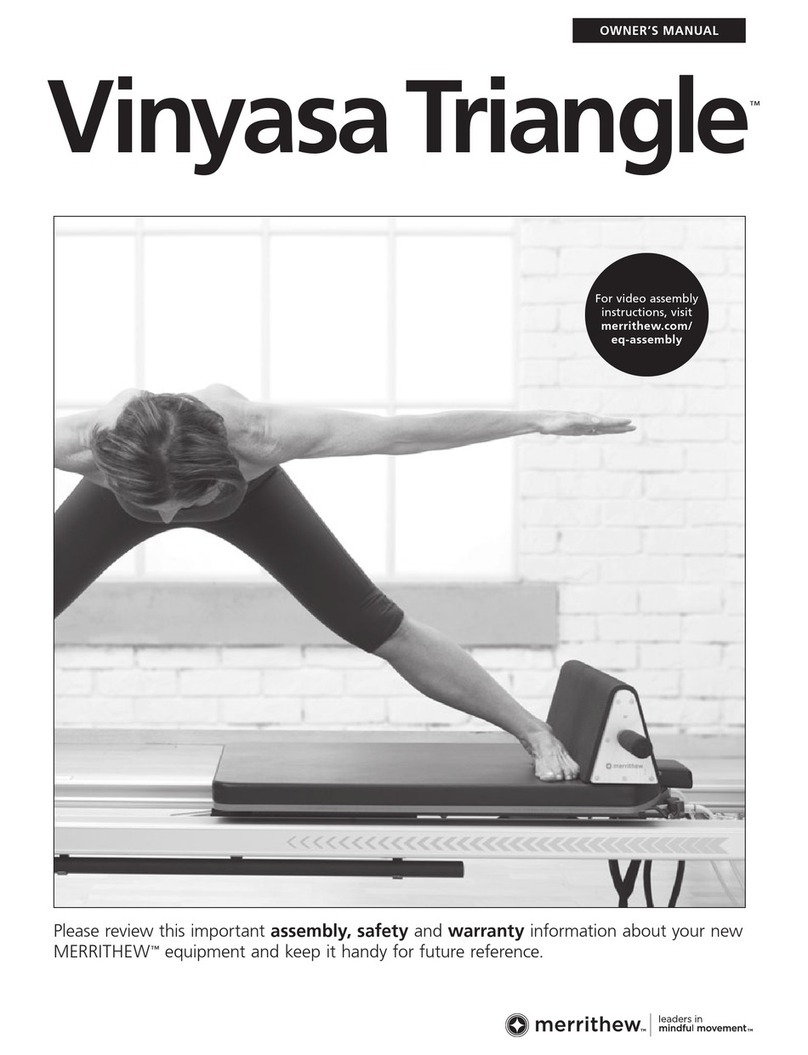 Merrithew Health & Fitness Vinyasa Triangle owner's manual