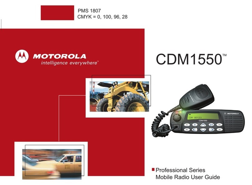 Motorola Professional CDM1550 LS+ User manual