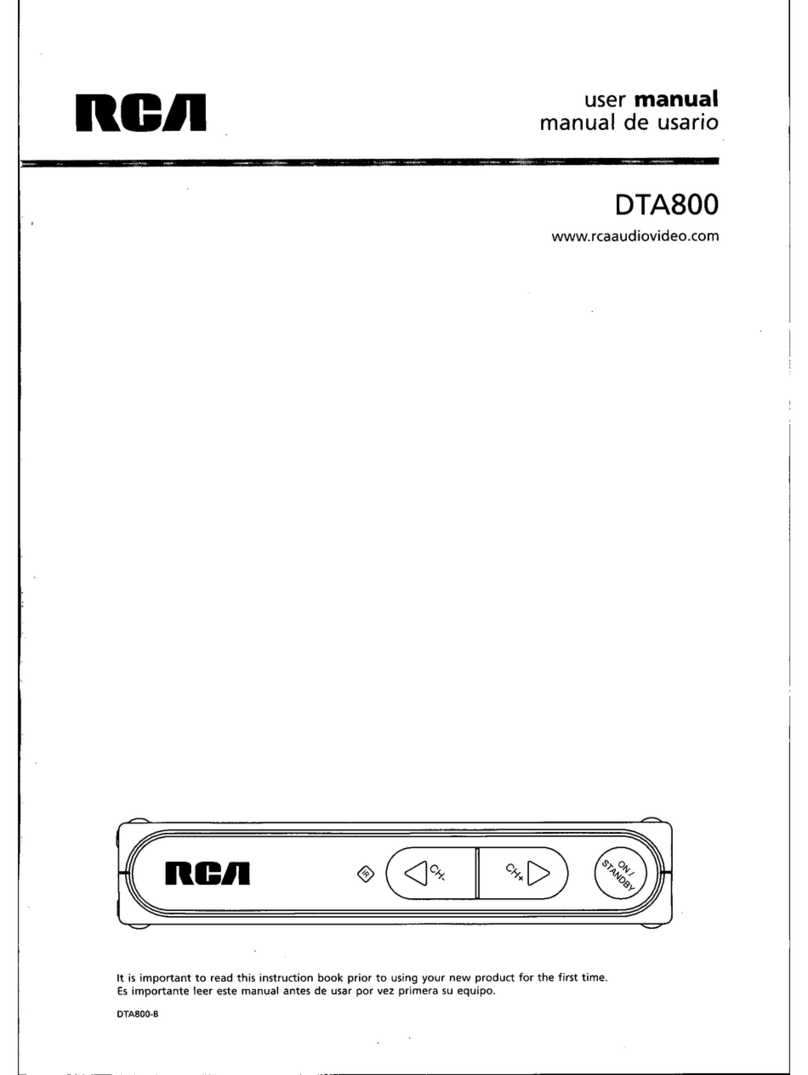 RCA DTA800 user manual