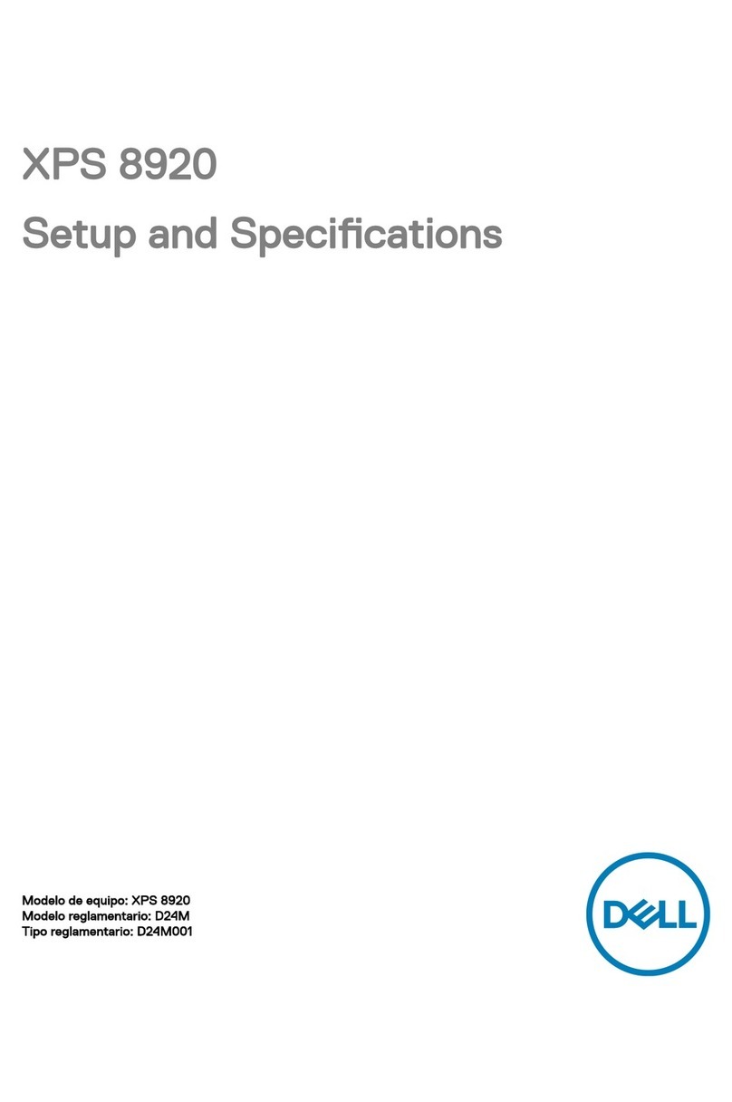 Dell XPS 8920 Operation and maintenance manual