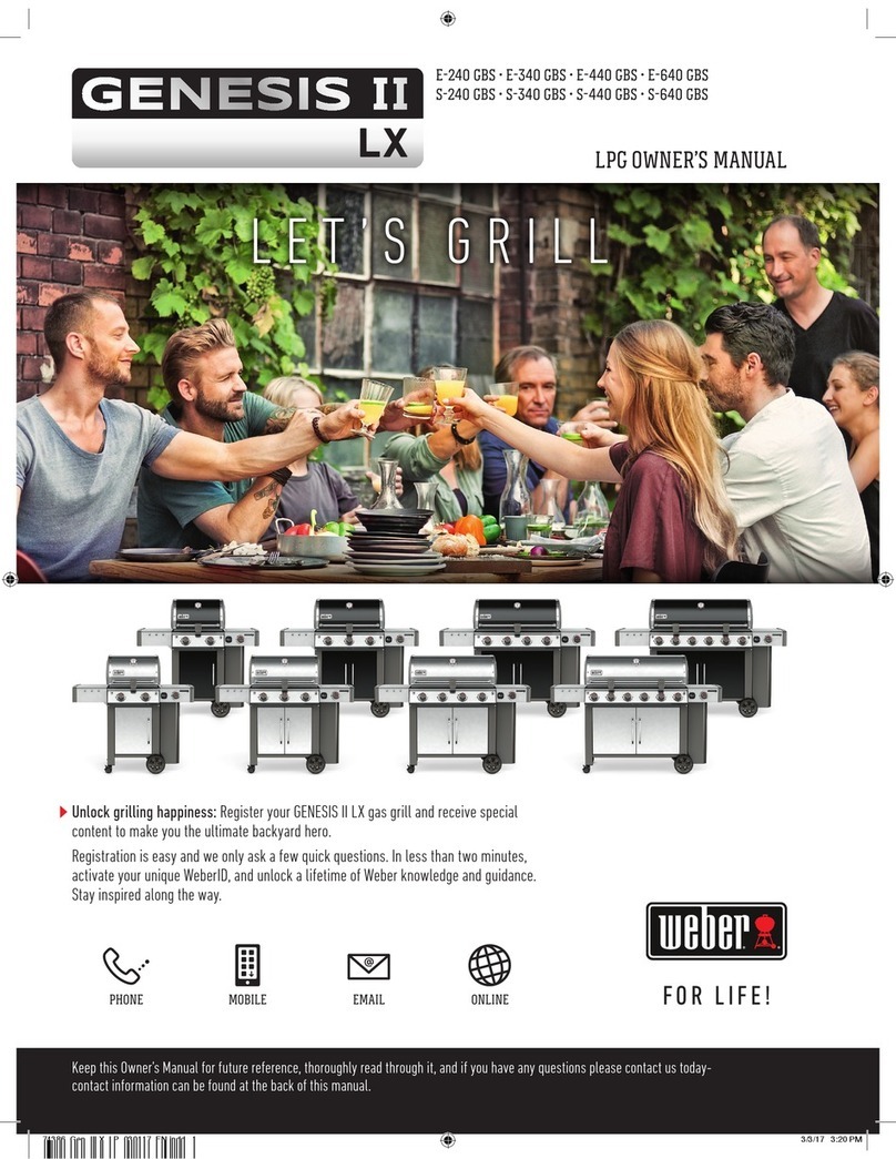 Weber E-240 GBS User manual