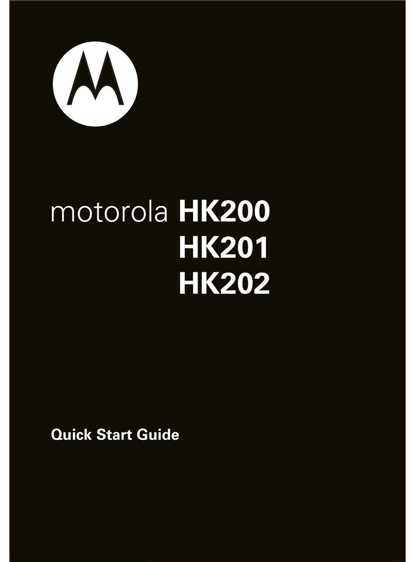 Motorola HK201 User manual Motorola HK201 User manual