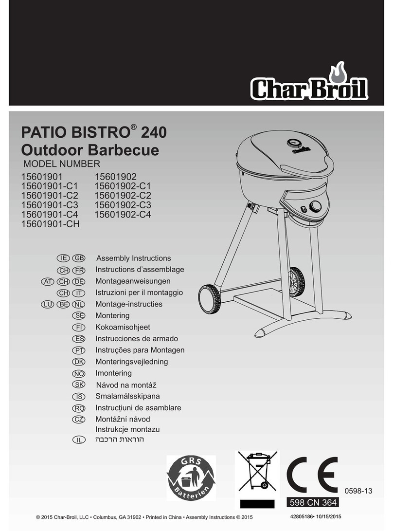 Char-Broil 15601901 User manual