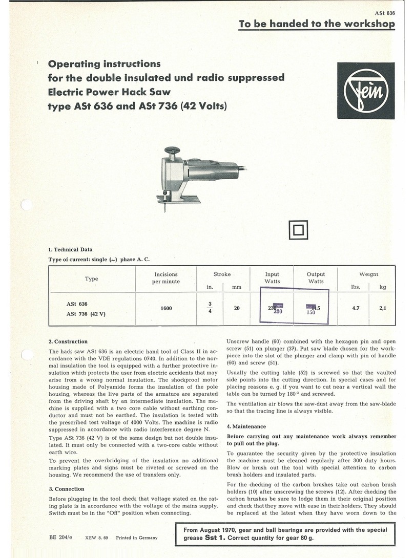 Fein ASt 636 User manual