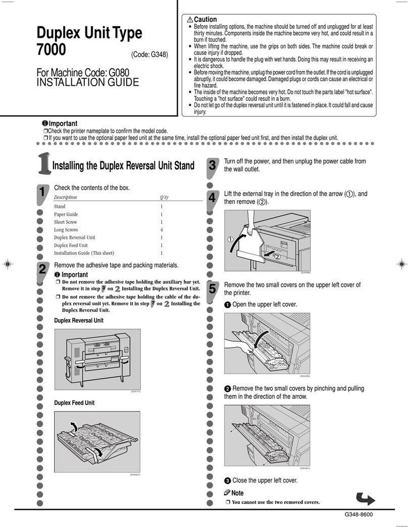 Ricoh 7000 installation guide