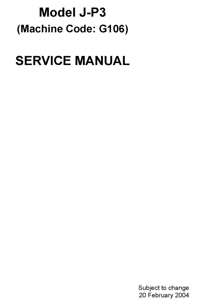 Ricoh J-P3 User manual