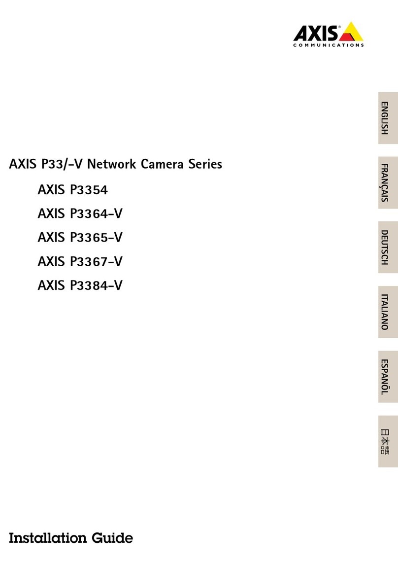 Axis AXIS P3354 User manual