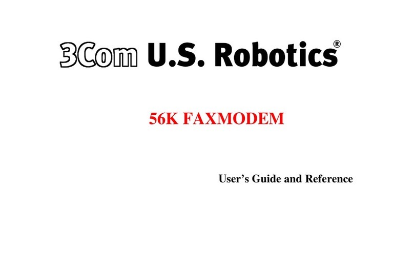 3Com U.S. Robotics 56K Voice User's guide and reference