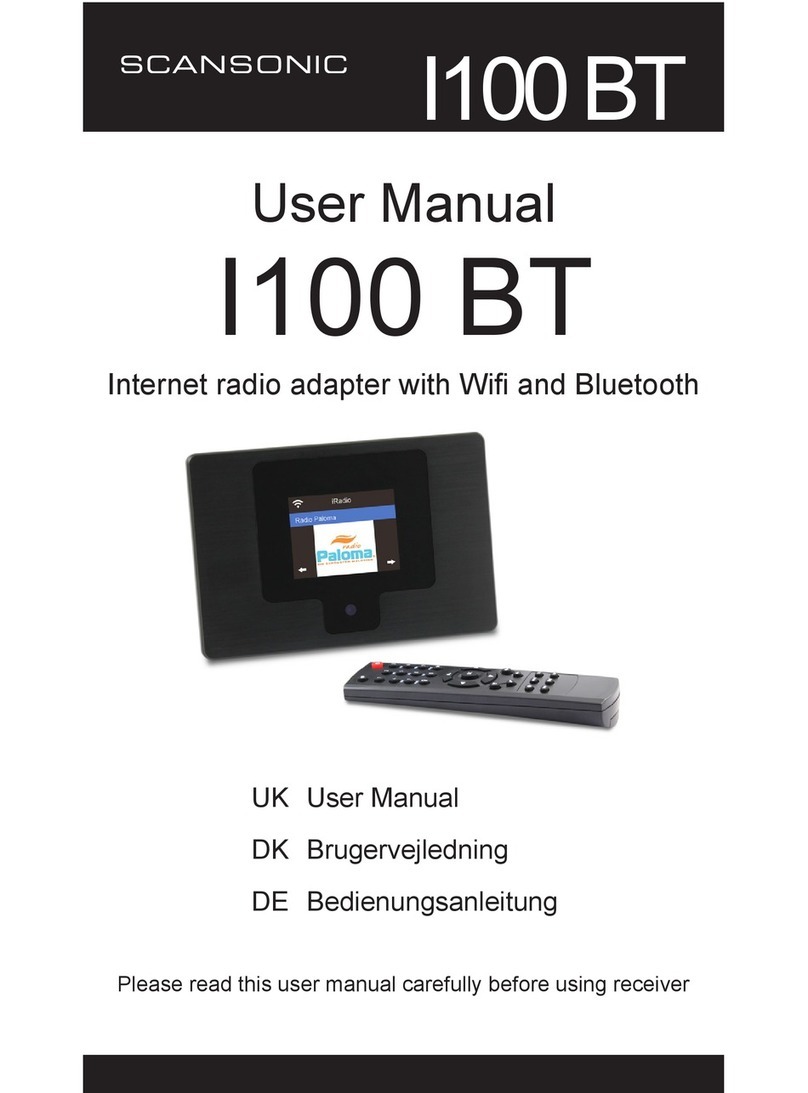 Scansonic I100 BT user manual