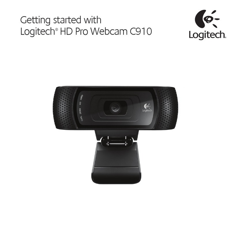 Logitech HD Pro Webcam C910 User manual Logitech HD Pro Webcam C910 User manual