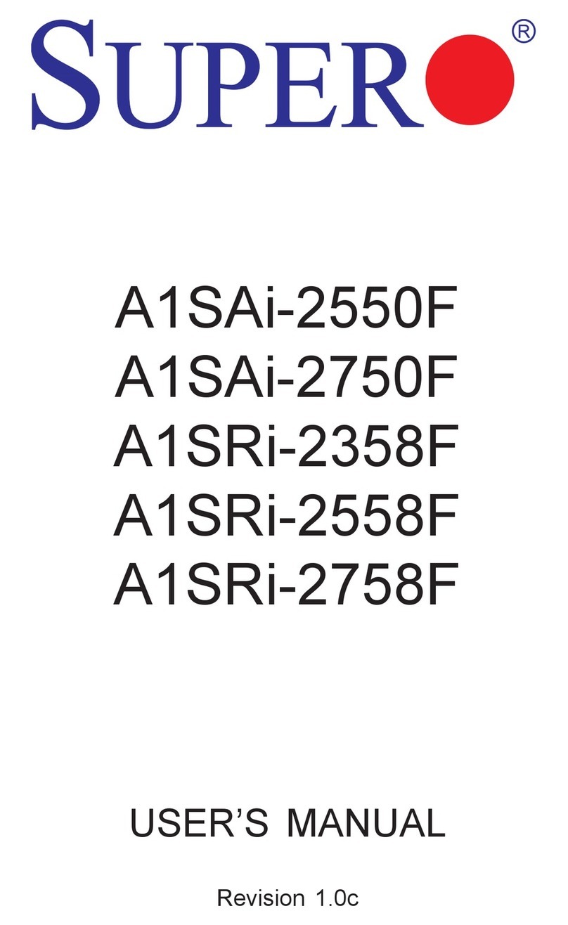 Supero A1SAi-2550F User manual