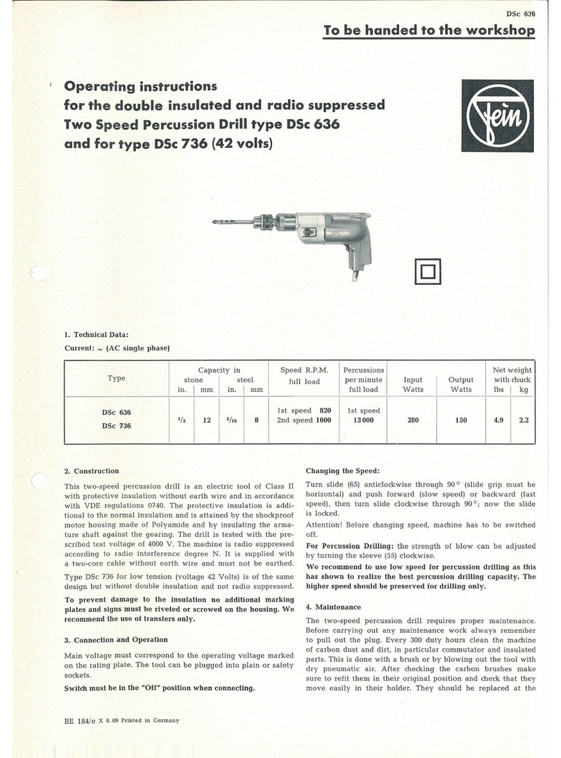 Fein DSc 636 User manual