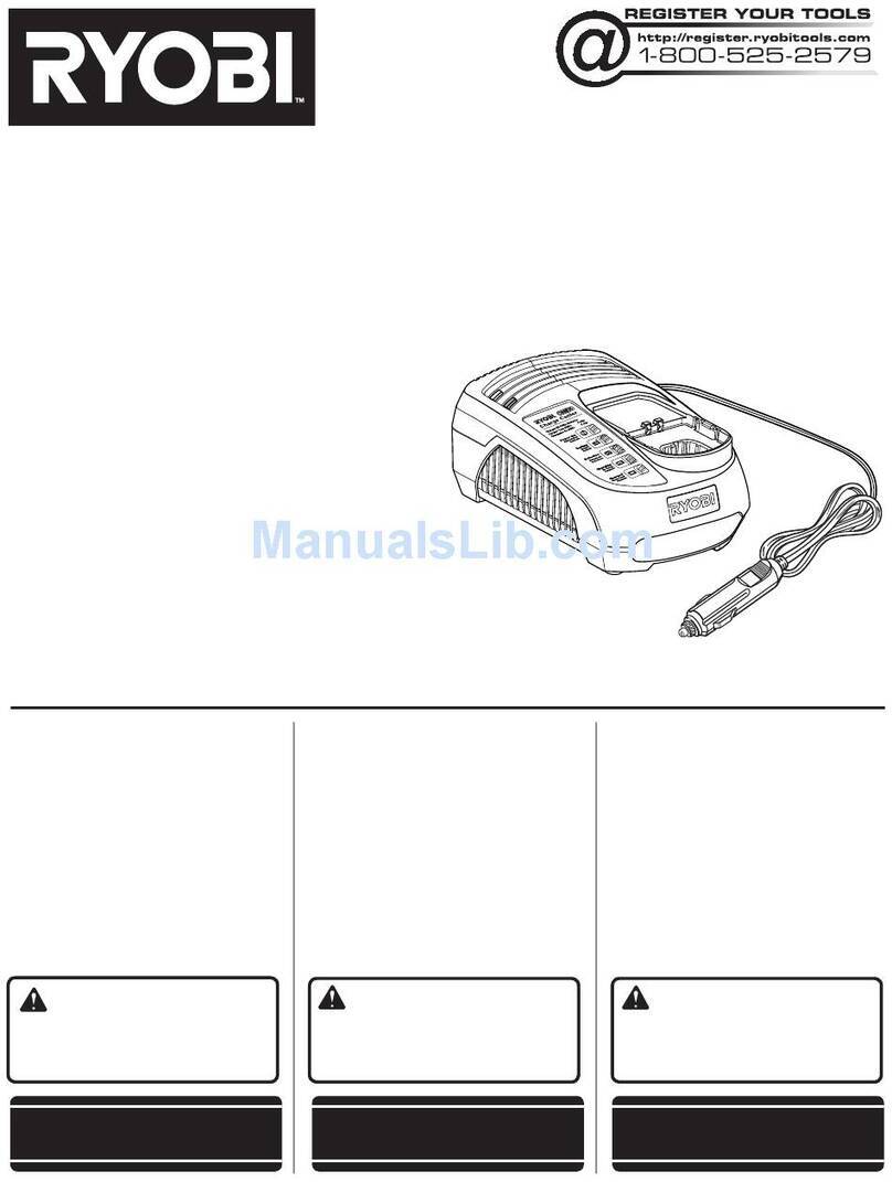 Ryobi P131 Operator's manual Ryobi P131 Operator's manual