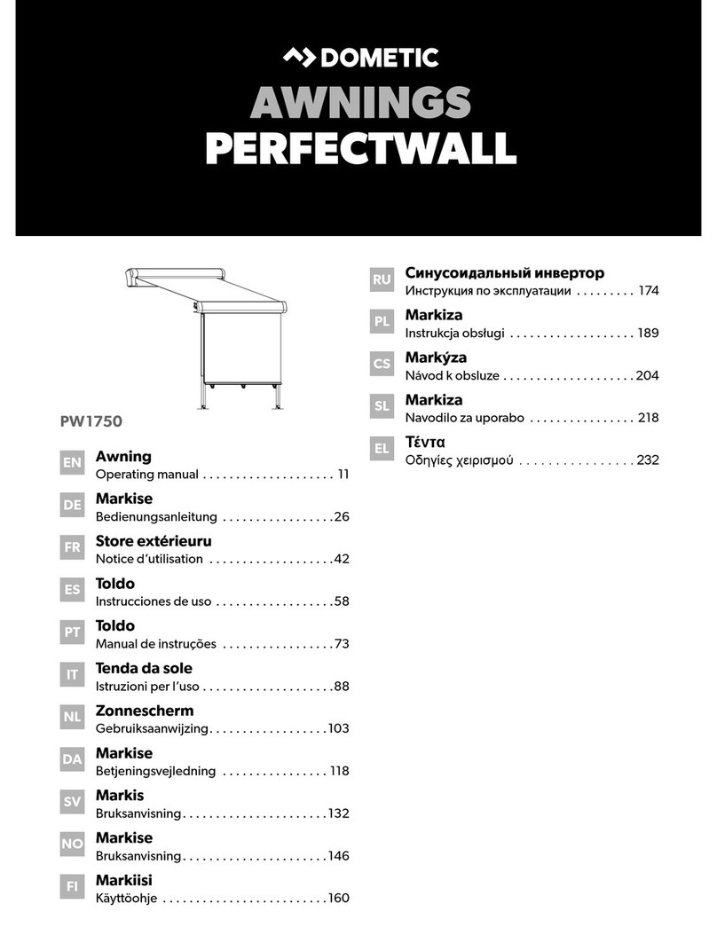 Dometic PerfectWall PW1750 User manual Dometic PerfectWall PW1750 User manual