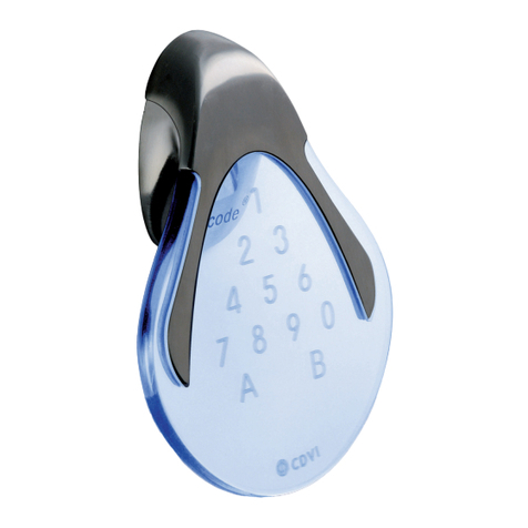 CDVI SUBLIM User manual