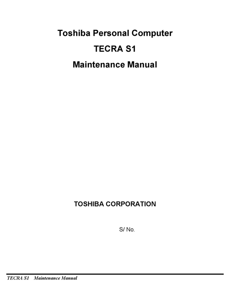 Toshiba TECRA S1 Series User manual