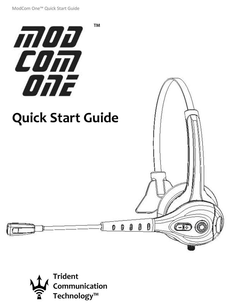 Trident ModCom One User manual