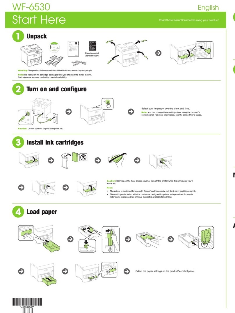 Epson WF-6530 Instruction Manual