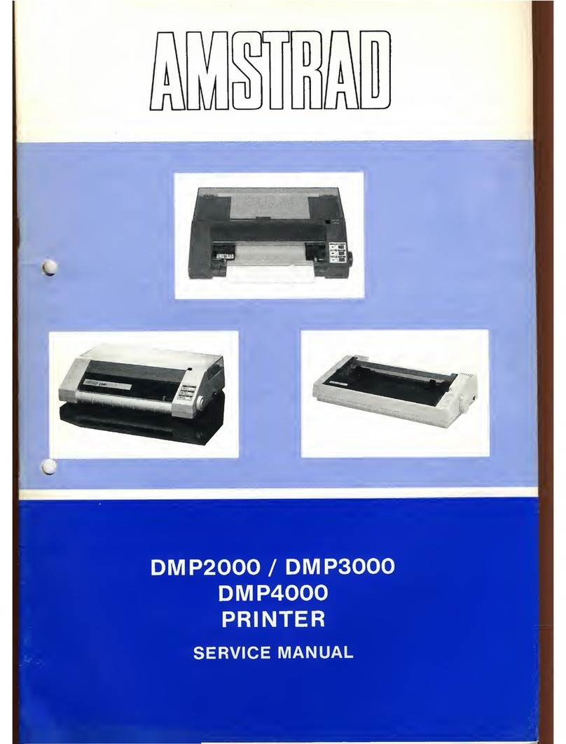 AMSTRAD DMP2000 User manual