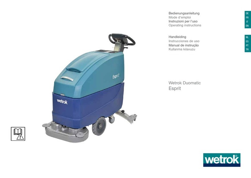 Wetrok Duomatic Esprit operating instructions Wetrok Duomatic Esprit operating instructions