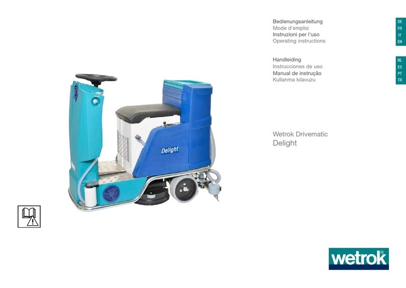 Wetrok Drivematic Delight operating instructions