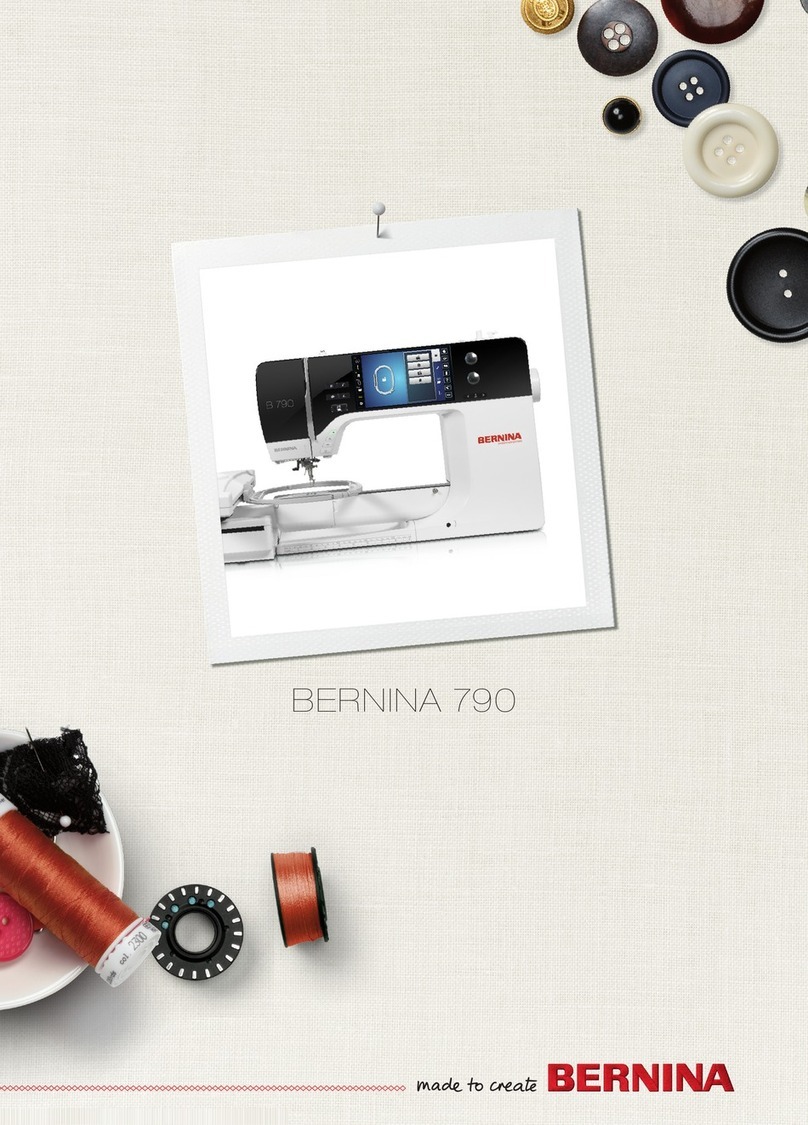 Bernina 790 User manual