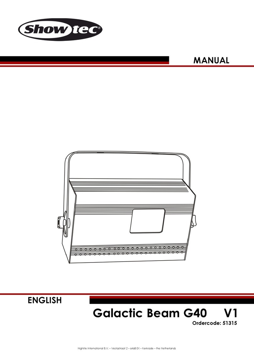 Show Tec GALACTIC BEAM G40 V1 manual