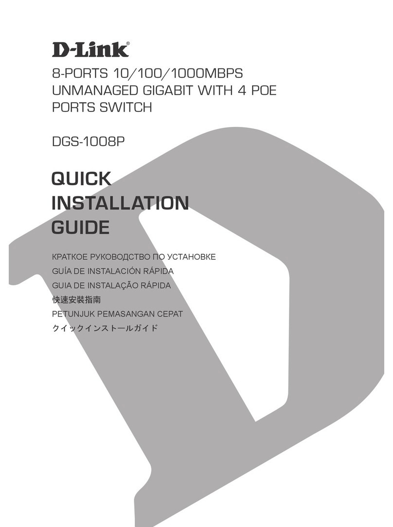 D-Link DGS-1008P User manual D-Link DGS-1008P User manual