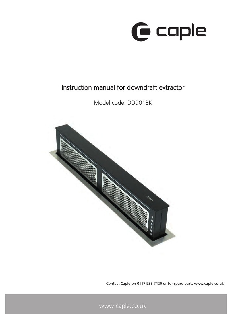 Caple DD901BK instruction manual