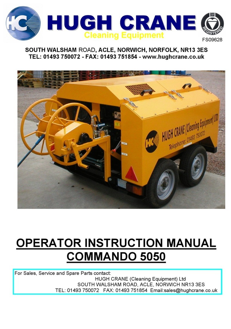 Hugh Crane COMMANDO 5050 Operator's instruction manual