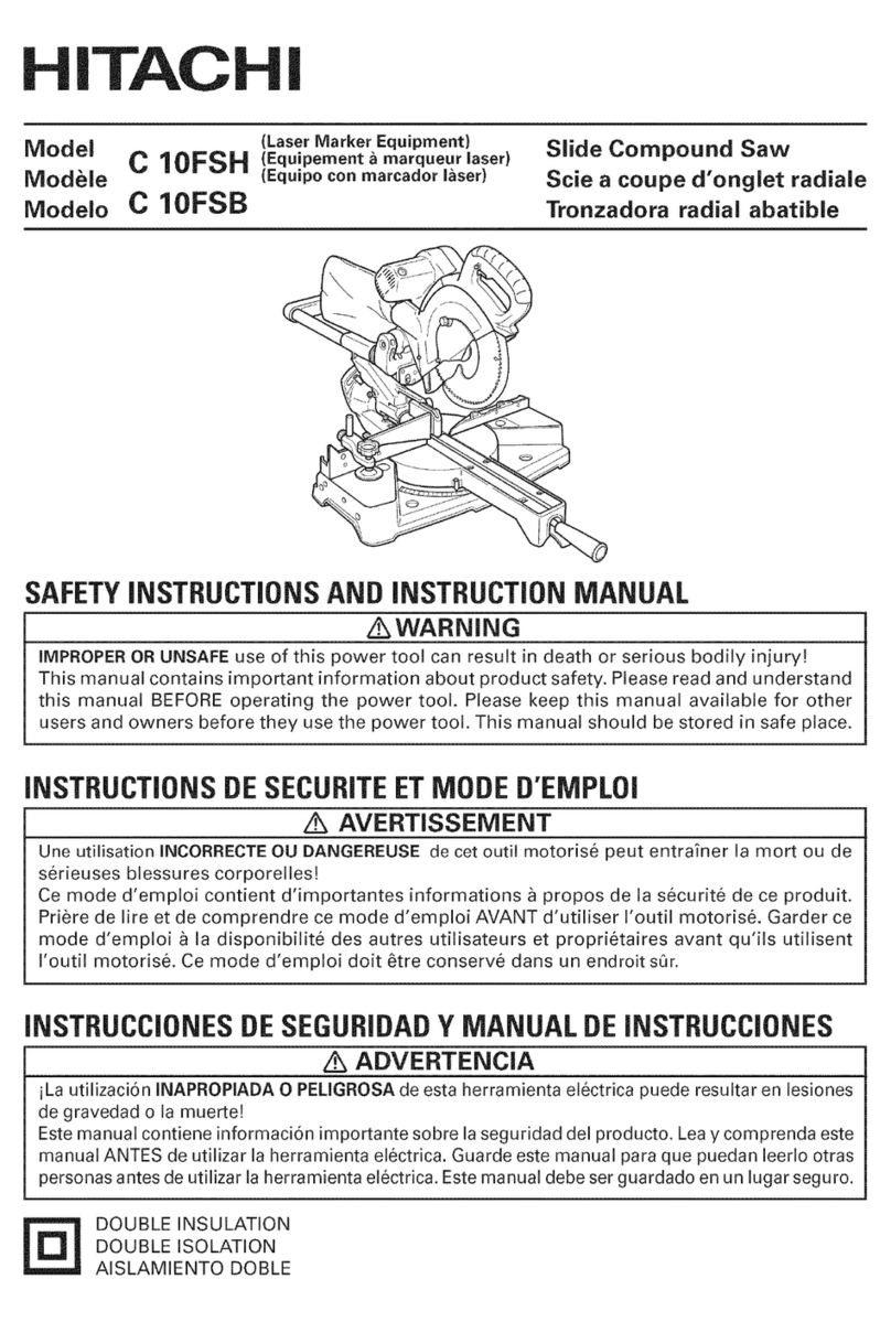 Hitachi C 10FSH Troubleshooting guide
