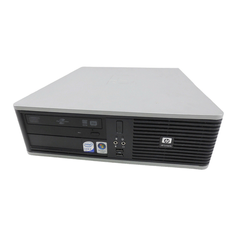 HP Compaq dc5800 Disassembly instructions