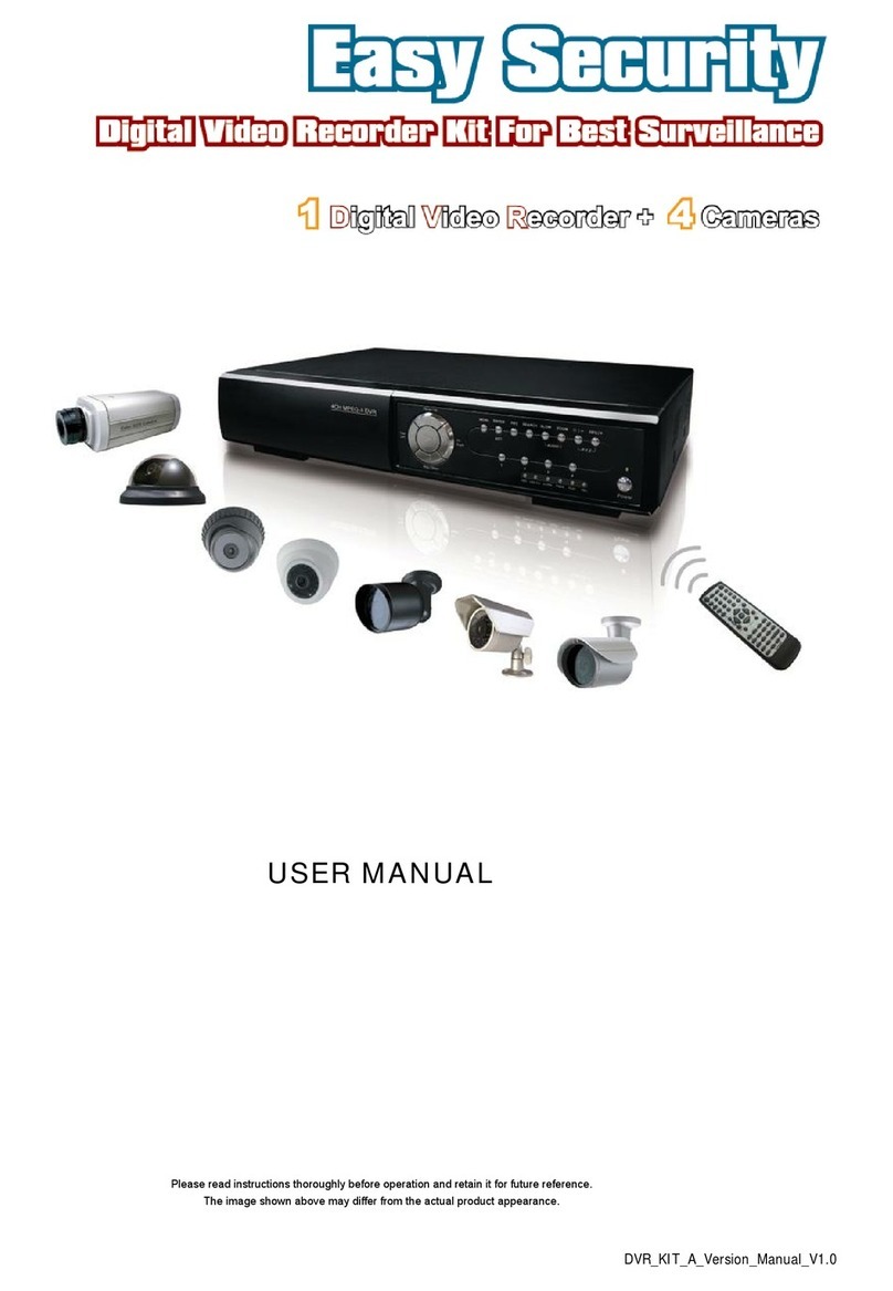 Easy Security 6x dvr user manual