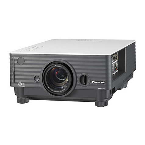 Panasonic PT-D3500U Series Service manual