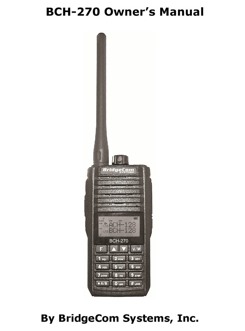 BridgeComSystems BCH -270 owner's manual