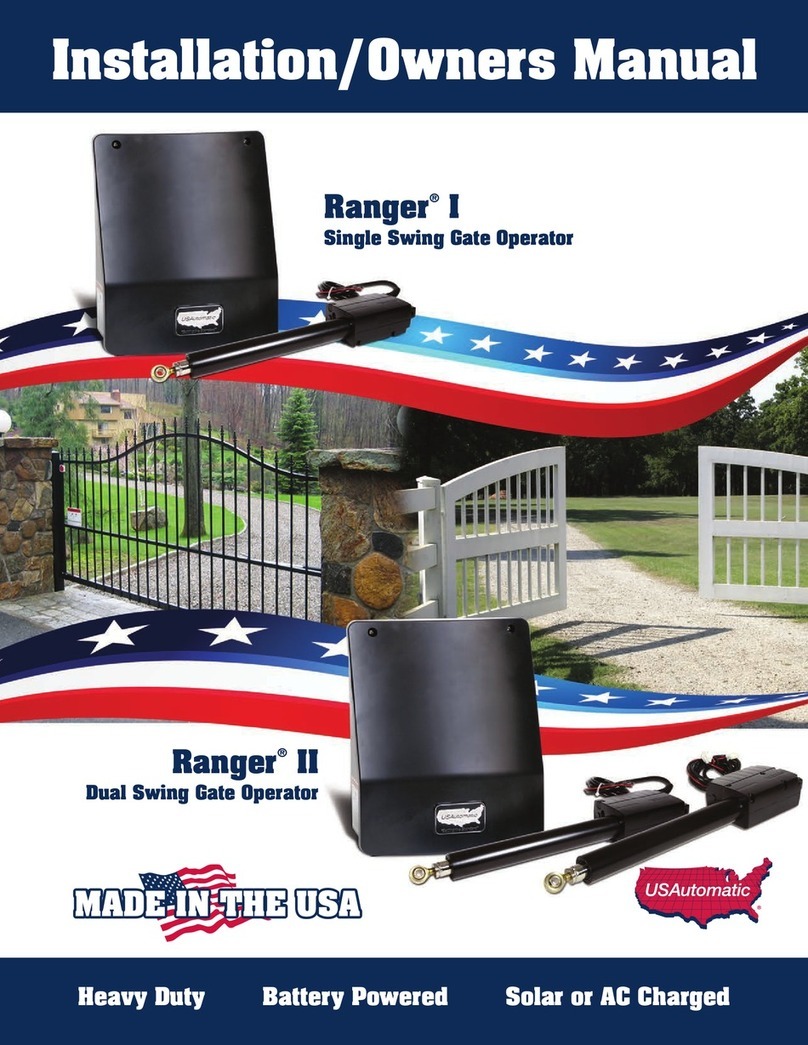 USAut Ranger I Installation & owner's manual