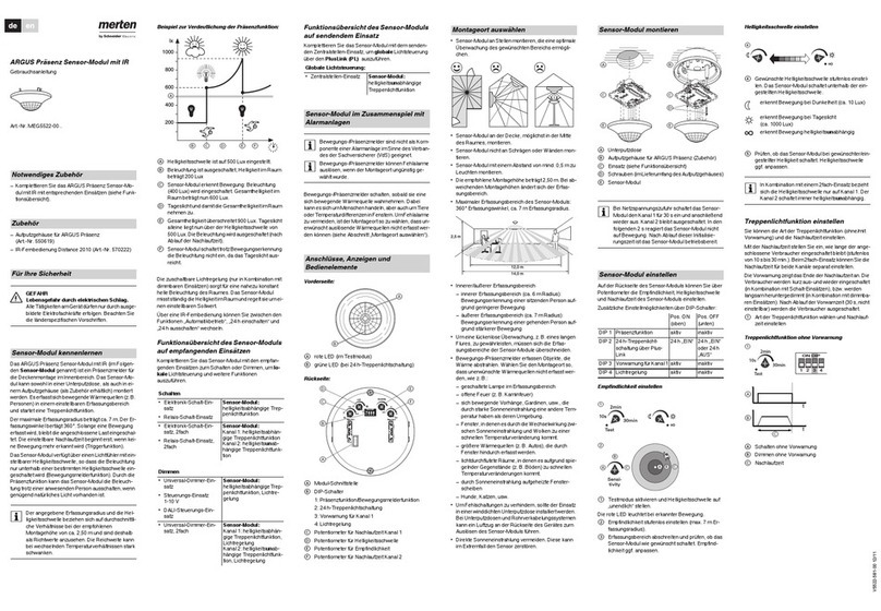 merten ARGUSMEG5522-00 operating instructions
