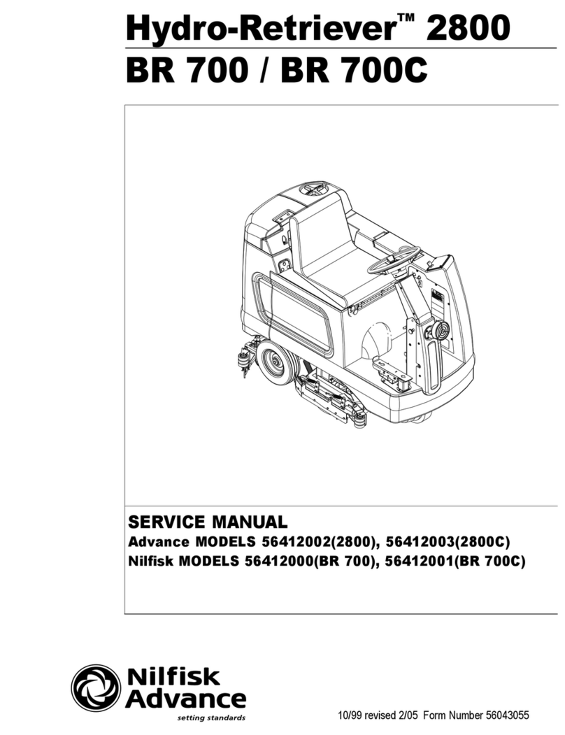 Nilfisk-Advance Hydro-Retriever 2800 BR700 User manual Nilfisk-Advance Hydro-Retriever 2800 BR700 User manual