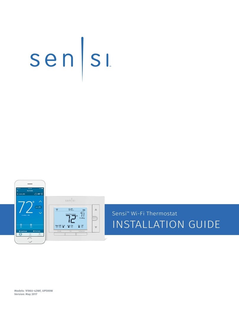 Sensi UP500W installation guide