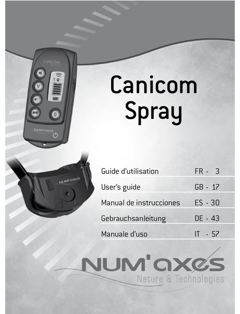 Num'axes Canicom Spray User manual Num'axes Canicom Spray User manual