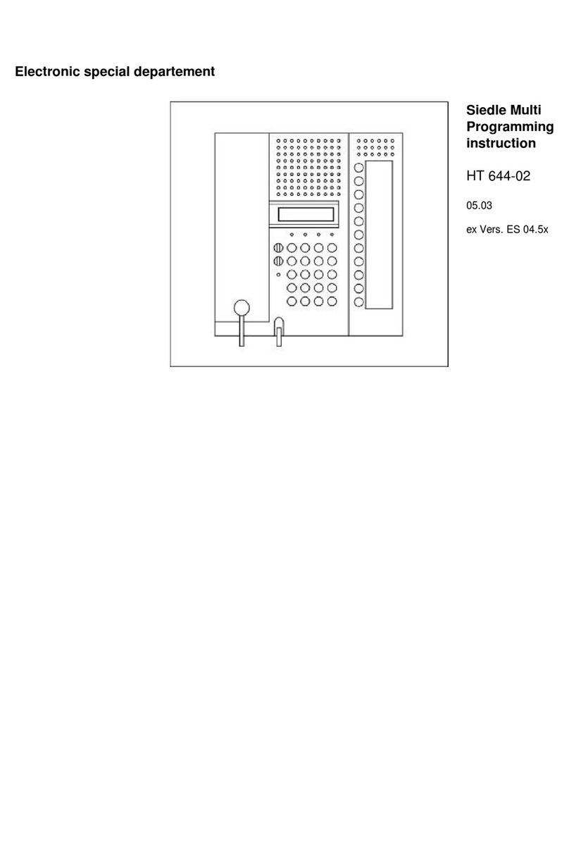 SSS Siedle HT 644-02 Installation manual