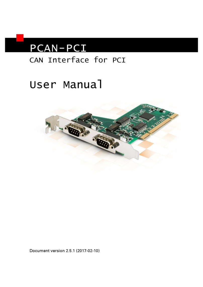 Peak PCAN-PCI User manual