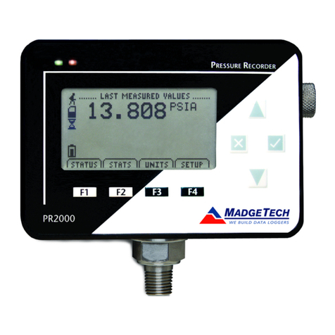MadgeTech PR2000 Specification sheet
