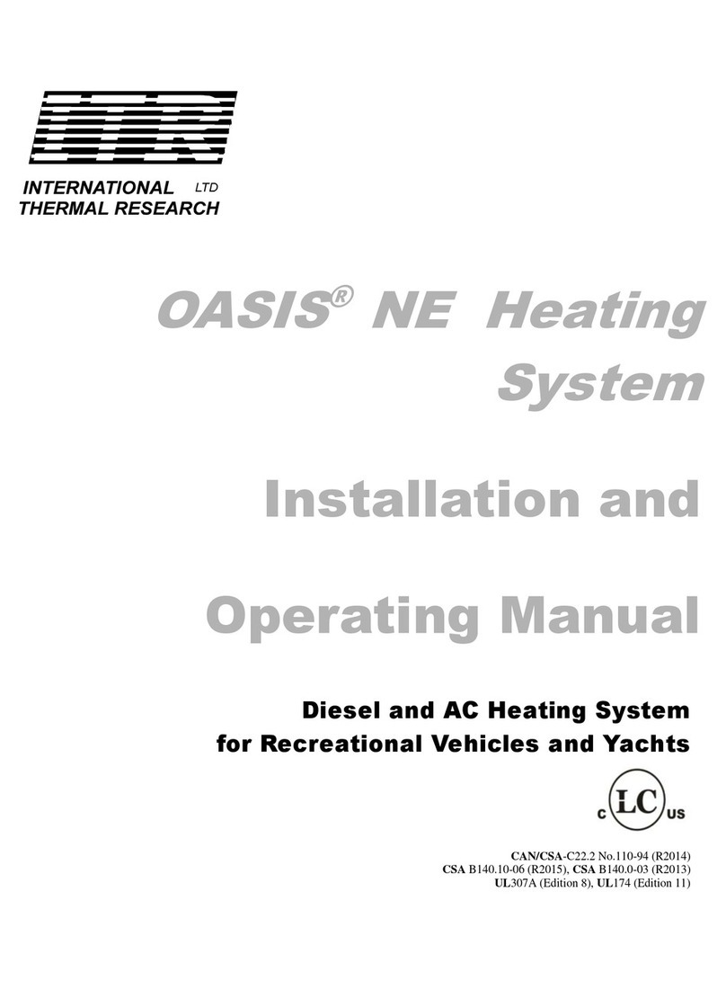ITR OASIS NE operating manual