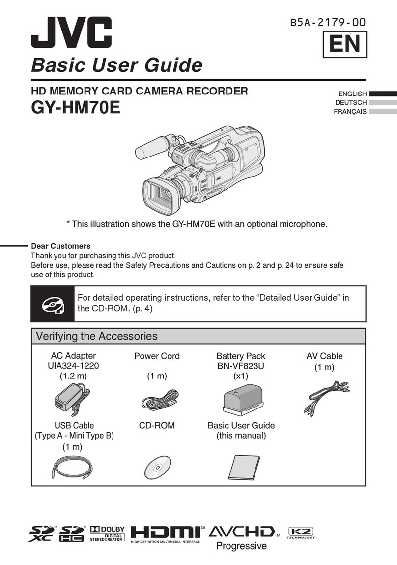 JVC GY-HM70E Operating and maintenance manual